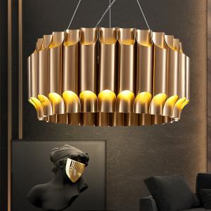 Wholesale Led Chandelier For Living Dining Room Luxury Gold Stainless Steel Lamp Modern Creative Designer Chandelier(WH-MI-321) from china suppliers