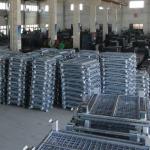 Galvanized Folding Wire Cage 1.5T Stackable Storage Cages