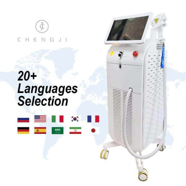 Stationary Diode Laser Hair Removal Machine 2000W Laser Hair Removal Machine For