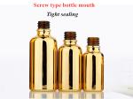 20ml 30ml 50ml Empty Reusable Electroplating Gold Cosmetic Package serum