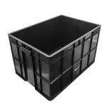 800*400*230mm Conductive Turnover Box Plastic ESD Electronic Parts Box Black