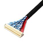Hirose df19 Lvds Cable Assembly , 30pin Lvds Wire Harness lvds display connector