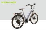 25km/H Ladies Electric Town Bike 36V 250W BAFANG Rear Motor