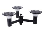 Waterproof Anti Corrosion Solar Charging System Triple Lantern Light