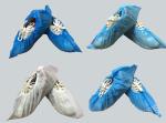 Blue PP 15*40cm disposable surgical shoe cover ,made by machine,short delivery
