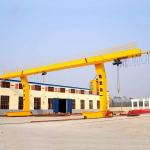 Industrial Overhead Single Girder Semi Gantry Crane 30 Ton For Workshop