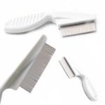 Plastic Handle Metal Comb Lice Comb With Magnifying Glass Hair Combs Remover For