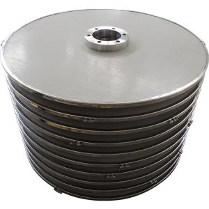 Wholesale SS904L Chemical Sintered Disc Filter , Silver 20 micron Leaf Disc Filter from china suppliers