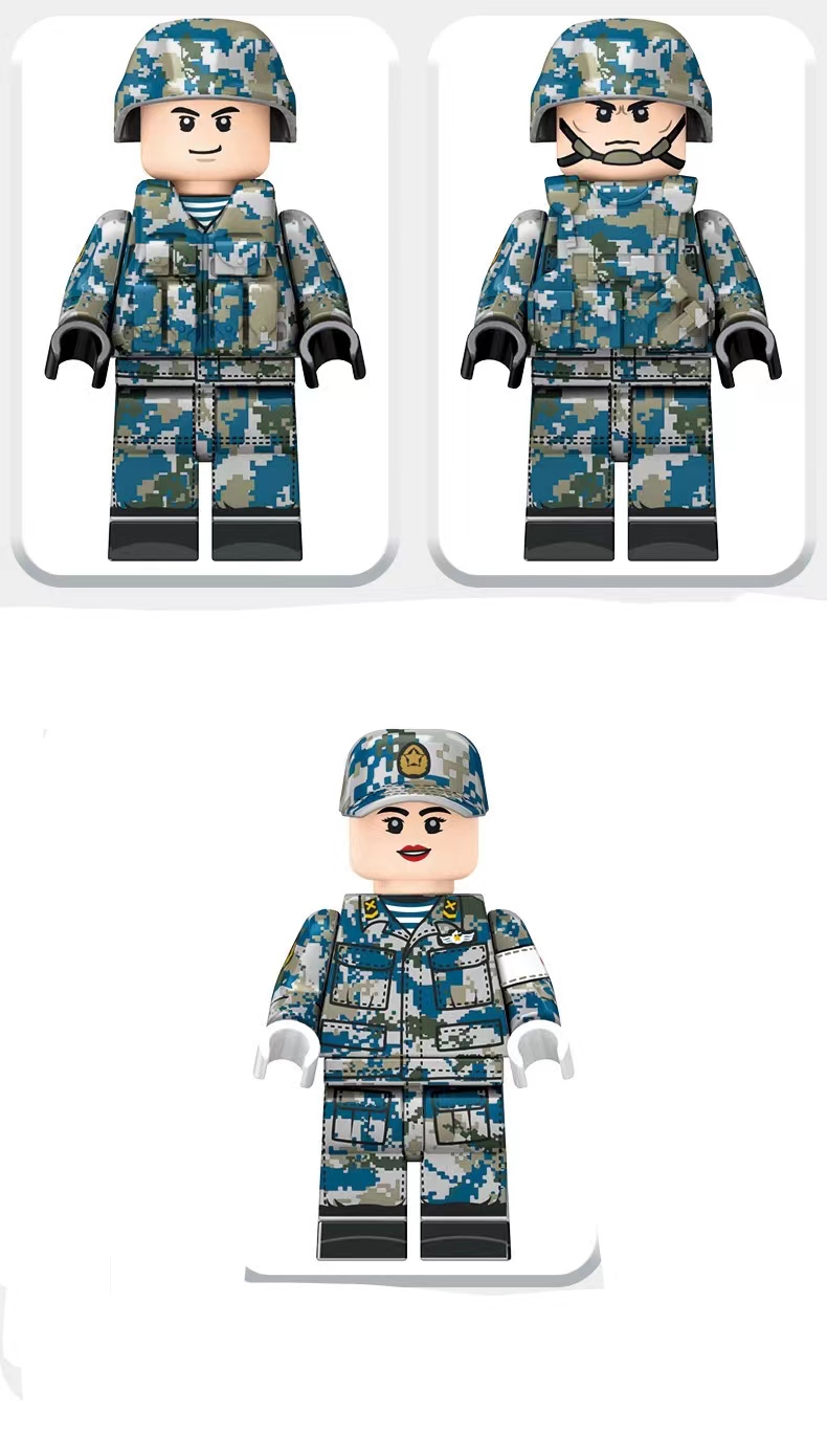 Sembo 202125 Aviation Straight 20- Navy Type Armed Fighter Model Boy Assembles Small Particle Blocks