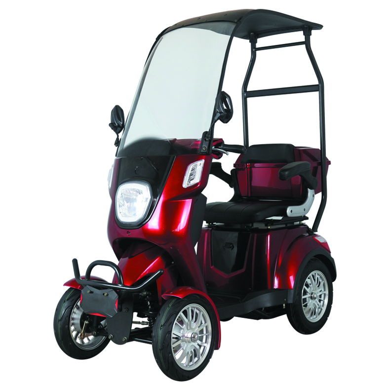 48V 10Ah Lithium Battery Fully Enclosed Mobility Scooter Fully Equipped Range 25-30km