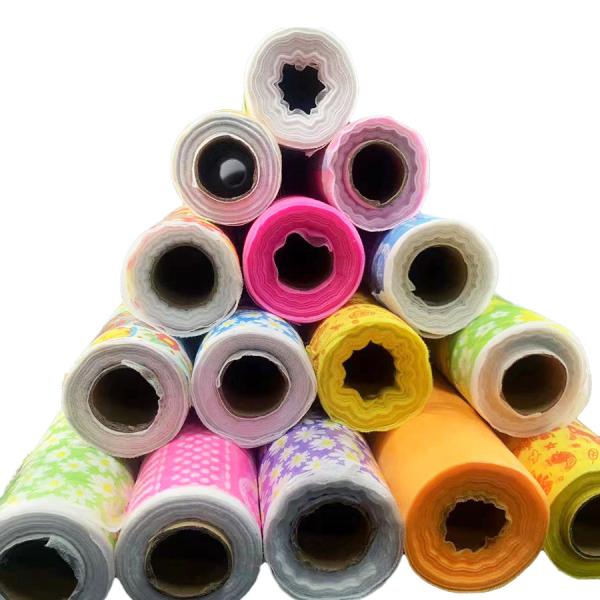 Quality Biodegradable Polypropylene Non Woven Fabric Roll Nonwoven Tablecloth Roll Material for sale