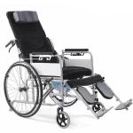 Economic Lightweight Portable Wheelchair With Detachable Footrest