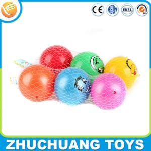 Wholesale small pvc inflatable custom smile face print bocce ball set from china suppliers