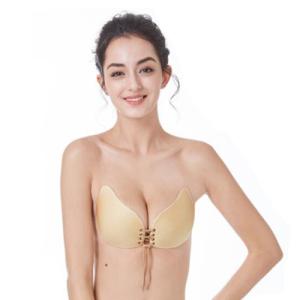 Wholesale Niris Lingerie Invisible Polyamide New Arrival Wide Color Seamless One-piece Silicone Backless Strapless Bra from china suppliers