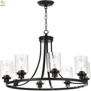 Wholesale Iron pendant light Home Art Baking Paint Black LED Nordic Pendant Light from china suppliers