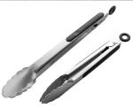 Stainless Steel Kitchen Tongs 9"And 12" Set, With Silicone Handles