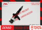 295050-0740/295050-0620 Original Diesel Fuel System Parts Fuel Injector Diesel