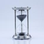 Vintage Brass Hourglass 2 Minute 5 Minute Metal Hourglass Sand Timer Sand Clock