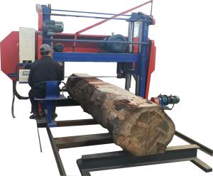 Wholesale Big size diesel horizontal log cutting bandsaw wood saw mill for hardwood from china suppliers