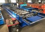 Wall Sheet Metal Roll Forming Machines , Roll Forming Production Line Horizontal