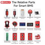 Daly Smart BMS LiFePo4 4S 12V 24S 72V 48V 16S 40A 60A 100A 150A 200A 250A Li-Ion