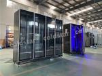 4 Glass Doors Beer Bottle Juice Cold Drink Vertical Display Beverage Showcase