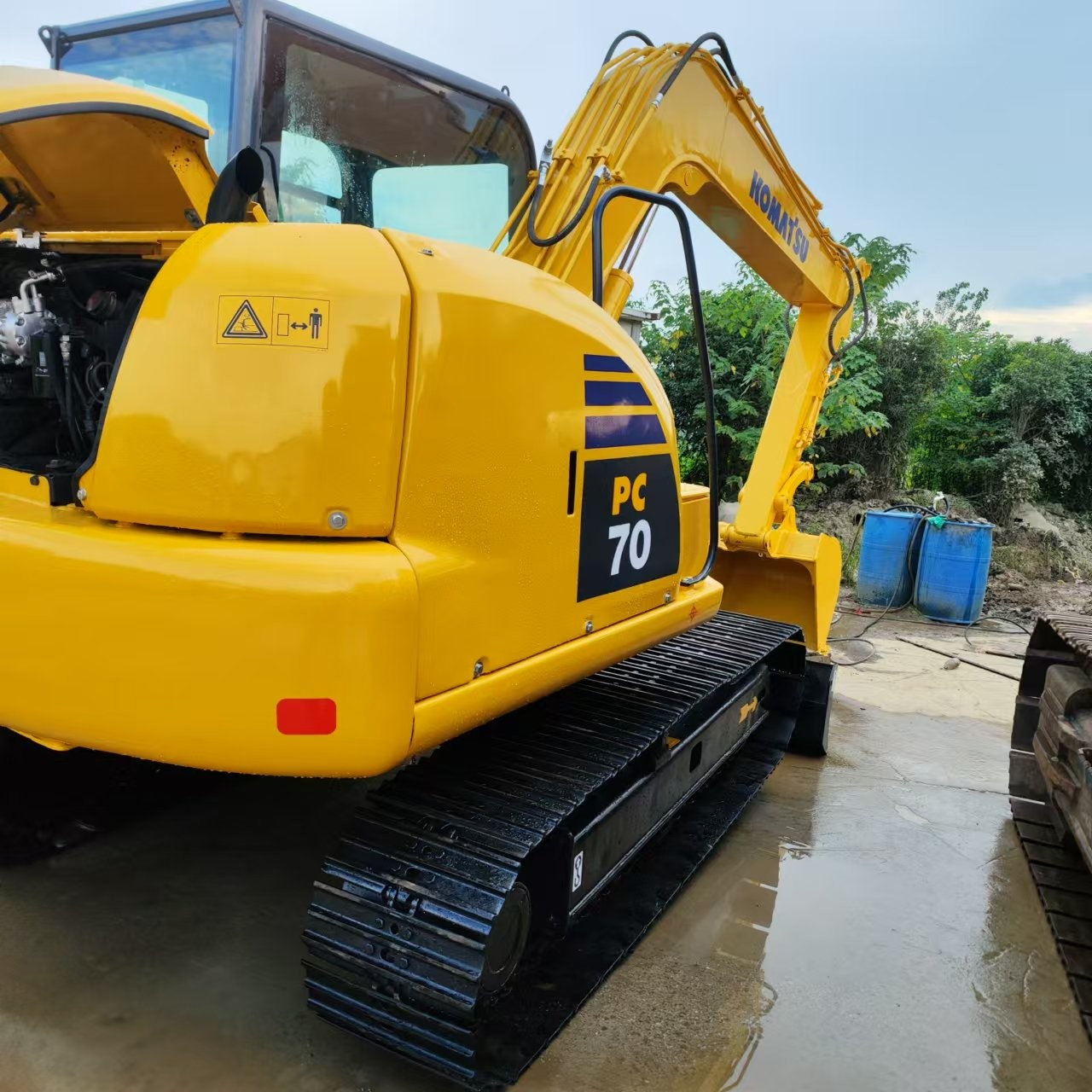 Mini High Efficiency Excavator Komatsu PC70-8 Second Hand Crawler Hydraulic Digger