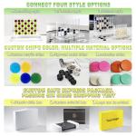 Detachable Luxury Gold Lucite Connect Four Clear Board Games