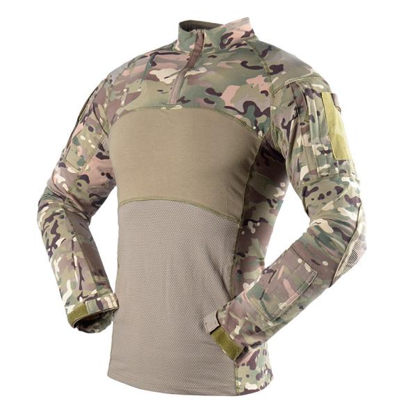 Customized Color Men's Long Sleeve Knitted Shirt Uniform for Summer Frog