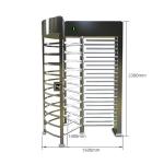 Manual Auto Full Height Turnstile 550mm Passage Width For Government Building