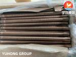 ASTM B111 C70600 Cu-Ni 90/10 Low Fin Tube For Condenser Heating Systems