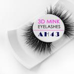 Siberian Real 3D Mink Eyelashes Natural Black Color Soft Feeling For Weddings