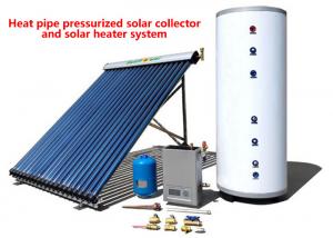 China Convenient Heat Pipe Solar Water Heater All Glass Double Tube Co Axial Structure on sale