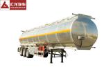 46000 L Full Volume Fuel Tank Trailer , High End Fuel Transfer Trailer