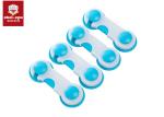 Bi-parting Toddler Safety Cabinet Locks , Color Stick Eco Friendly Child Safety