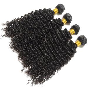Wholesale Soft Smooth Unprocessed Long Natural Curly Hair , Brazilian Human Virgin Hair Weft from china suppliers
