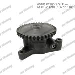 Oil pump 6D105 PC200-3 6136-52-1210 6136-52-1100