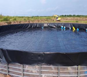 Wholesale 0.75mm HDPE PVC Geomembrane Circular Tanks for Fish Farming in Office Building Design from china suppliers