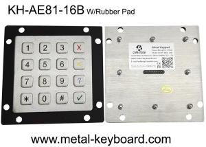 Wholesale PS/2 4X4 Layout Ruggedized Metal Keypad FCC For Kiosk from china suppliers
