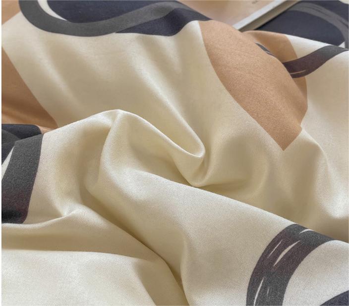 2024 Trend Simple Skin-Friendly Cotton Four-Piece Set for a Natural and Organic Bed