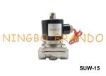 G1/2" NC Nitrile Diaphragm Stainless Steel 2S160-15 SUW-15 Uni-D Type Solenoid