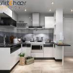 Villa American Standard Kitchen Cabinets Simple Style with Roller Shutter and
