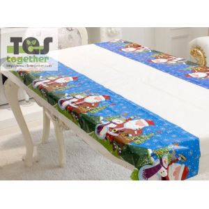 Buy cheap New Christmas disposable PVC tablecloth，with different Cartoon designs from wholesalers