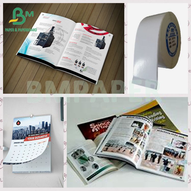 Vividly Glossy 100 120 GSM Double Side Coated Magazine Paper 