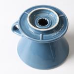 Unique Design Style Coffee Tea Tools Blue and White Ceramic Pour over Coffee