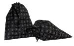 Black Eyelet Reusable Carrier Bags Non Woven Fabric Offerset Full Version