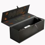Cardboard Magnetic Wine Glass Champagne Liquor Whisky Bottle Boxes for Wine Gift