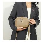 Fashion Casual Shoulder Crossbody Bag in Genuine Cow Leather Zipper Hasp Closure