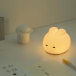 Rabbit Night Light For Kids Lamp Cute Lamp 16 Colors Tap Silicone Kids Night