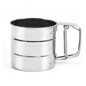 Wholesale Kitchen Stainless Steel Sifter Fine Mesh Flour Sieve Powdered Sugar Strainer from china suppliers
